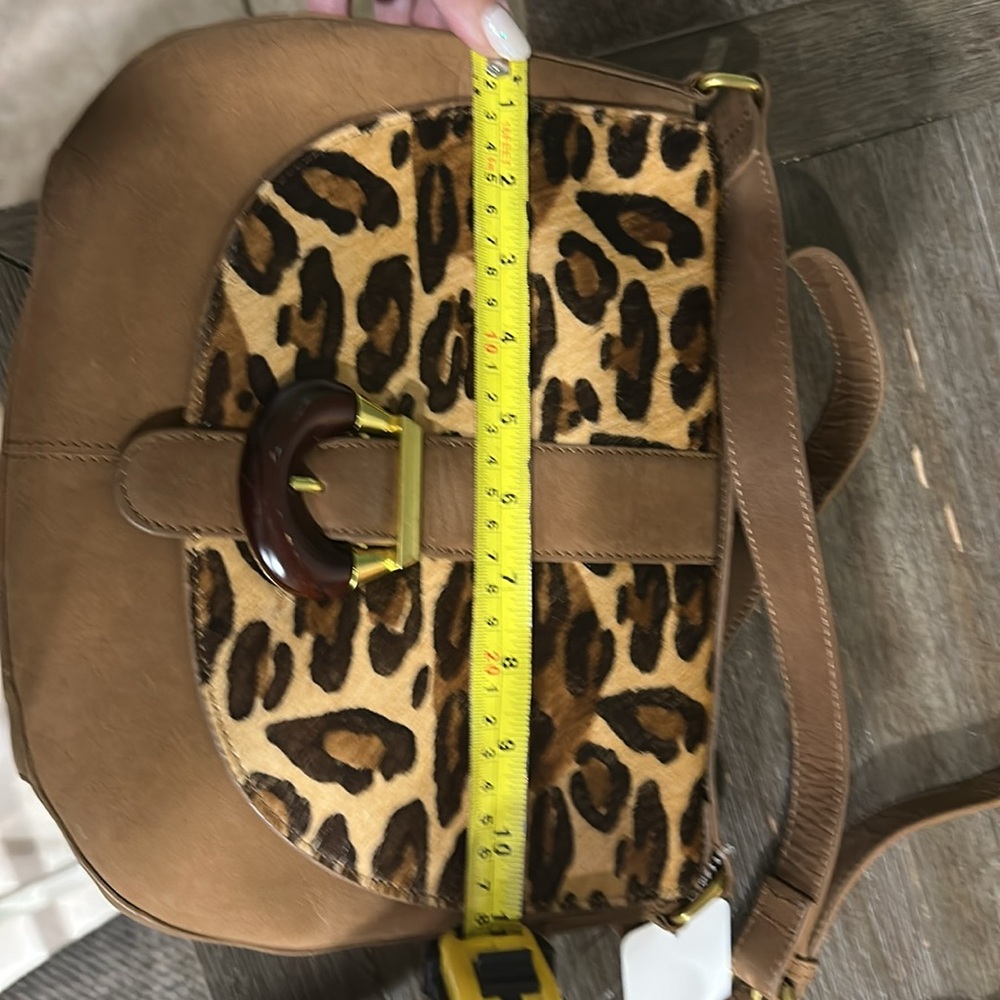 Sharif Leopard Print Crossbody Bag - Picture 6 of 10